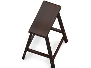 high wooden stool 3D-Modell