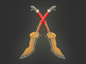 dagger stylized 3D Model