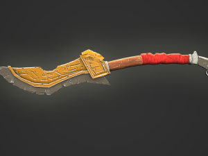 dagger stylized Modelo 3D
