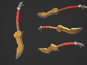 dagger stylized 3D Model