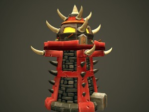 orc tower 3D 모델