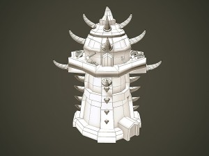 orc tower 3D 모델