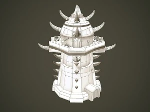 orc tower 3D Model