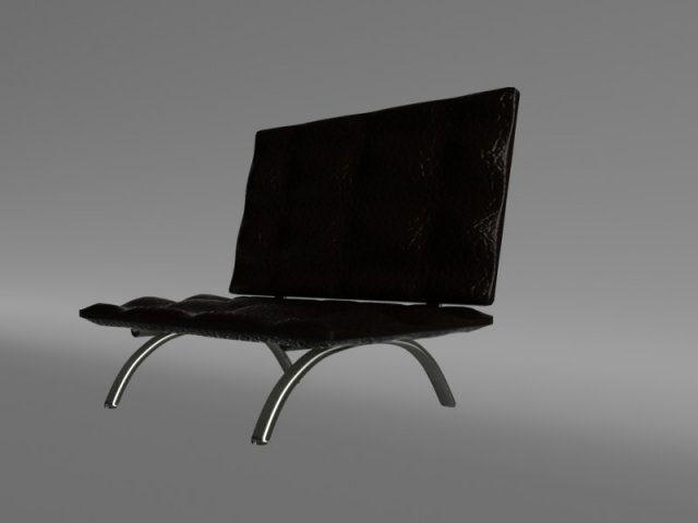 armchair from the movie garfield Model 3D .c4d .max .obj .3ds .fbx .stl .blend 
