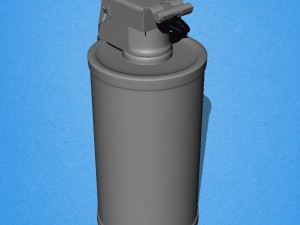 m18 smoke grenade Modelo 3D