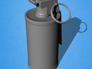 m18 smoke grenade 3Dモデル