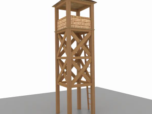 watchtower low poly 3D Model