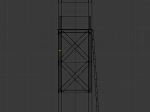 watchtower low poly Modello 3D