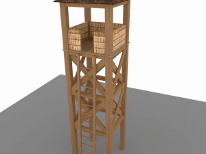 watchtower low poly 3D Model