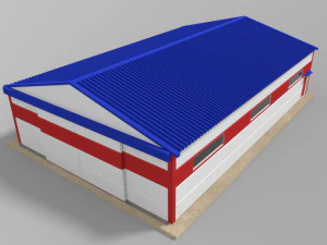 hangarmetalframe 3D Model