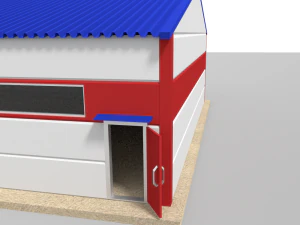 hangarmetalframe 3D Model