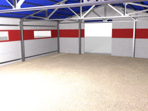 hangarmetalframe 3D Model
