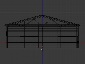 hangarmetalframe 3D Модель