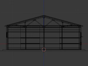 hangarmetalframe 3D Model