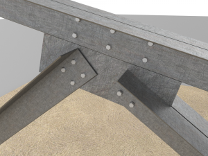 hangarmetalframe 3D Модель