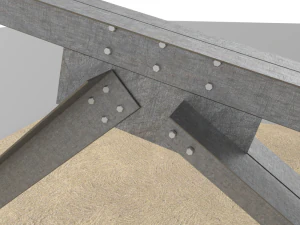 hangarmetalframe 3D Model