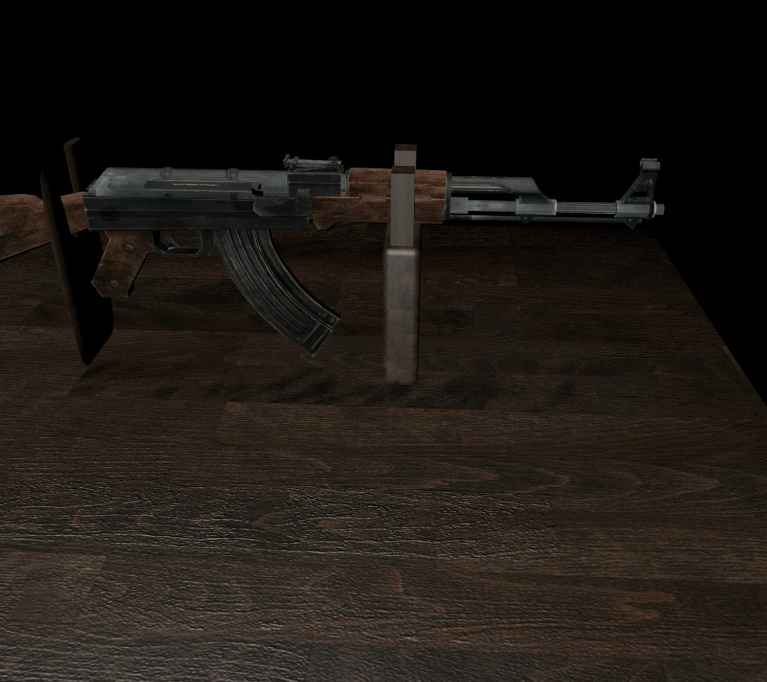 ak 47 3D Model .c4d .max .obj .3ds .fbx .stl .blend 