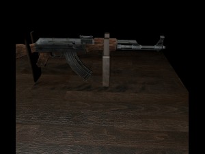 ak 47 Modèle 3D