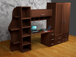 stol and comp Modelo 3D