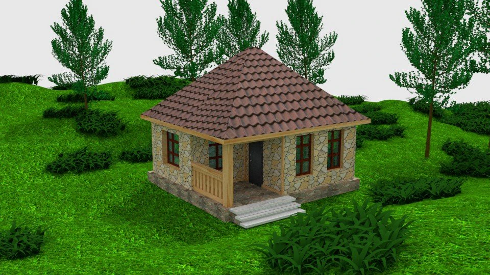 house 3D Model .c4d .max .obj .3ds .fbx .stl .blend 