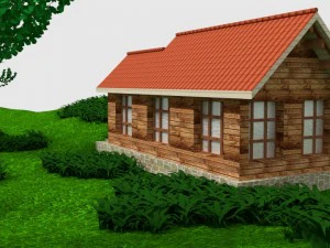 house in the woods 3D Model
