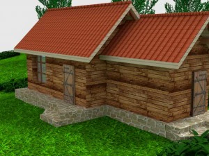 house in the woods 3D Model