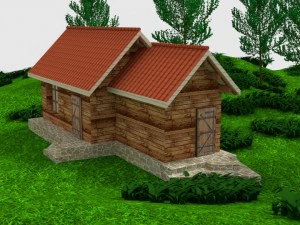 house in the woods 3D Model