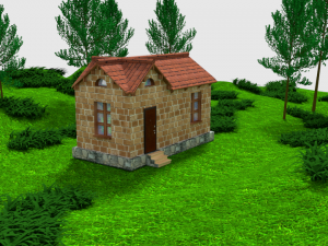 dom 1 d-011 3D-Modell