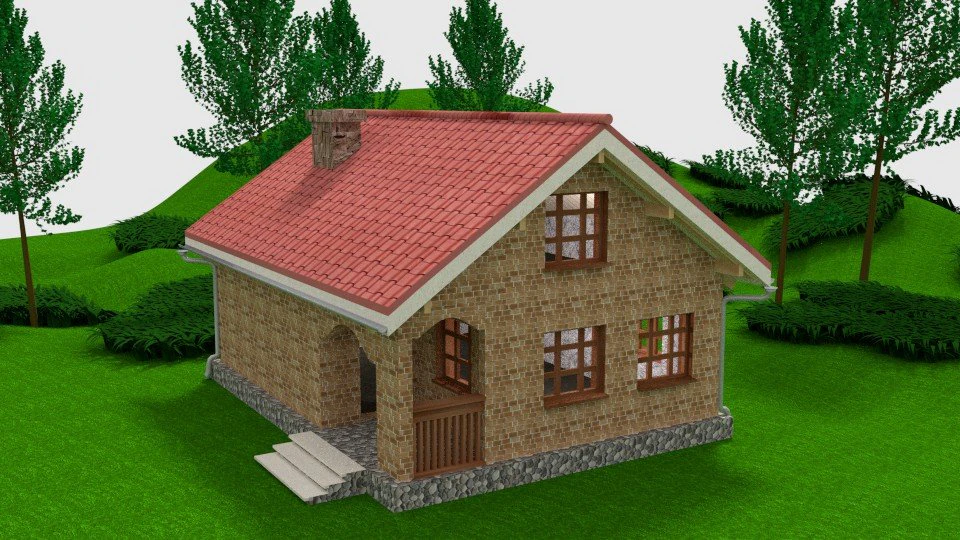 dom 8 d-062 3D Model .c4d .max .obj .3ds .fbx .stl .blend