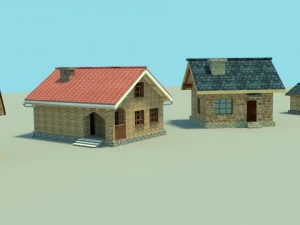 the collection houses 3D Model