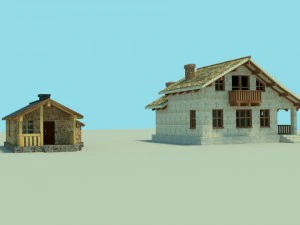 the collection houses 3D Model
