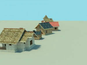 the collection houses 3D Model