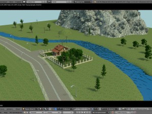 house in the mountains 3D मॉडल