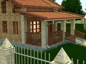house in the mountains 3D मॉडल