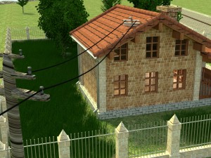 house in the mountains 3D मॉडल