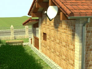 house in the mountains 3D Model