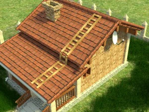 house in the mountains 3D Model