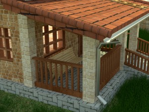 house in the mountains 3D मॉडल