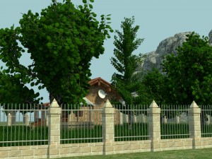 house in the mountains 3D मॉडल