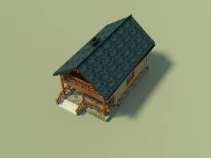 collection of houses with interior decoration3 3D Model