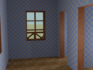 collection of houses with interior decoration3 Modello 3D