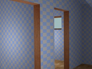 collection of houses with interior decoration3 Modello 3D