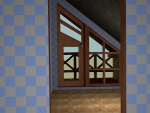 collection of houses with interior decoration3 Modello 3D