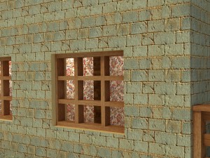 collection of houses with interior decoration3 Modello 3D