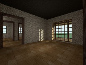 collection of houses with interior decoration3 Modello 3D