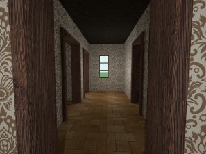 collection of houses with interior decoration3 Modello 3D