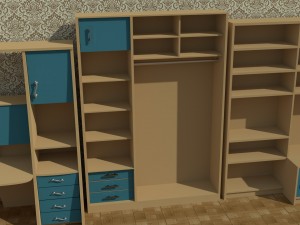 a collection of furniture 8 3D Model