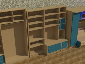 a collection of furniture 8 3D Model