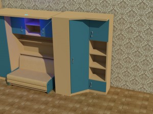 a collection of furniture 8 3D Model