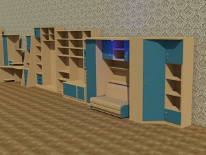 a collection of furniture 8 3D Model
